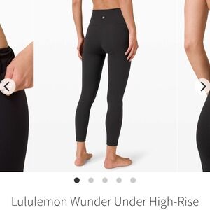Lululemon Athletica Black Leggings